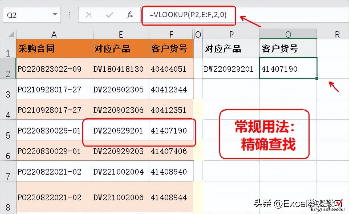 vlookup函数怎么使用？快速了解vlookup函数的使用方法和常规公式