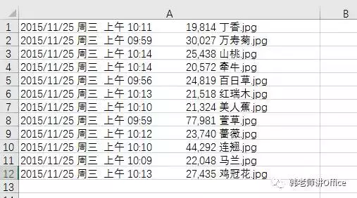 Excel｜批量导入文件名