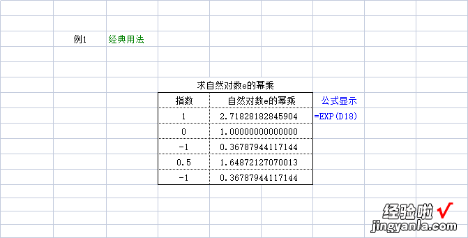 使用指数函数