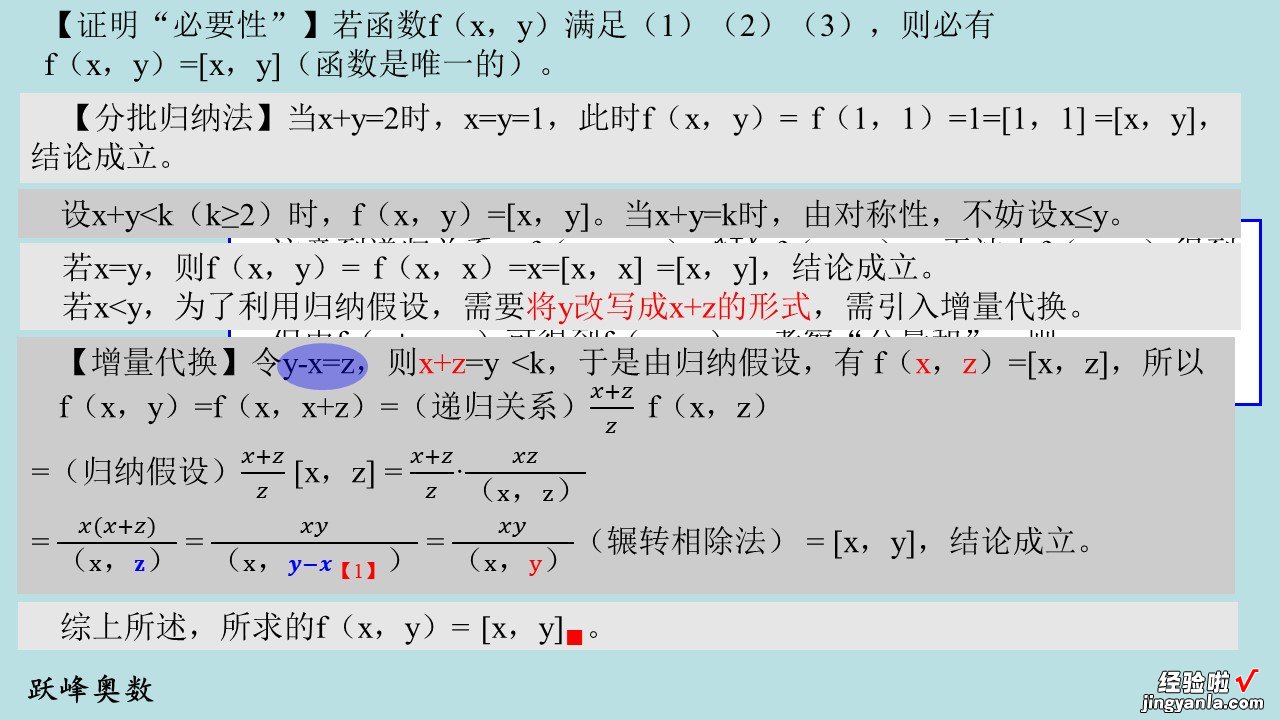 跃峰奥数PPT1代数组合2-4：研究特例归纳通式之二维通式