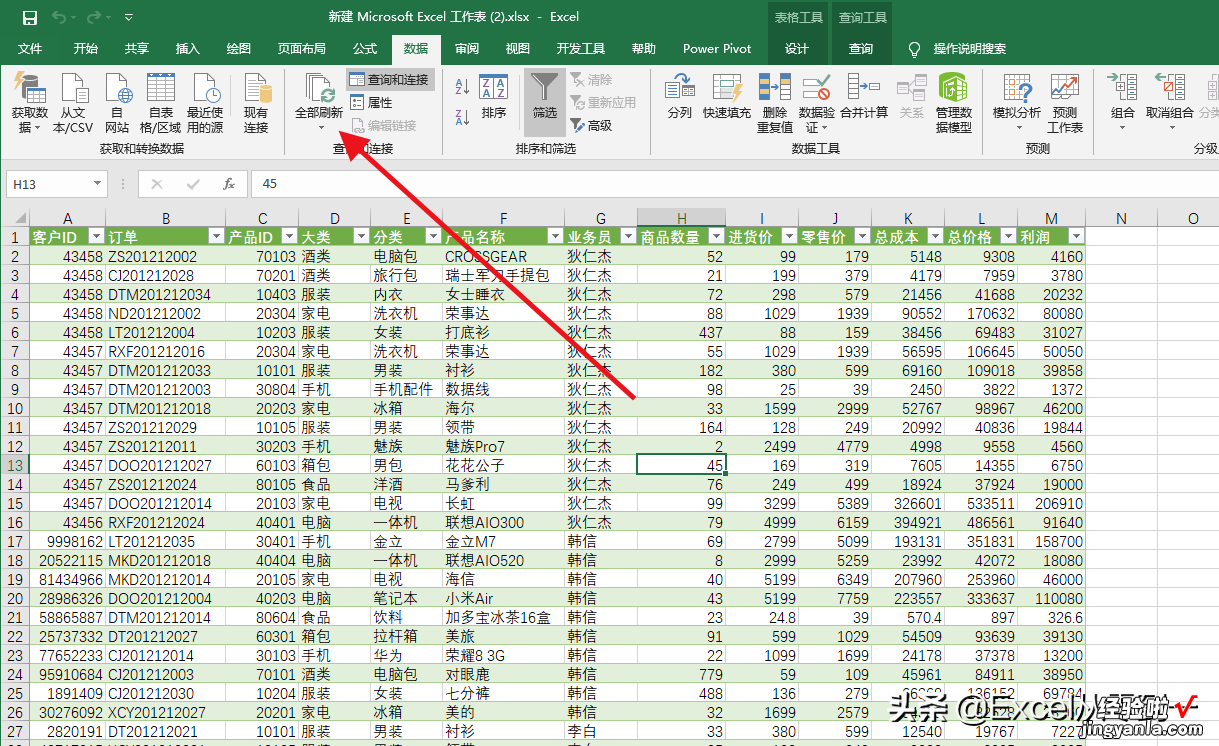 老板让我汇总多个sheet，我不会，同事却说使用PQ仅需2步搞定