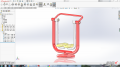 用SolidWorks绘制的：漫步机健身器