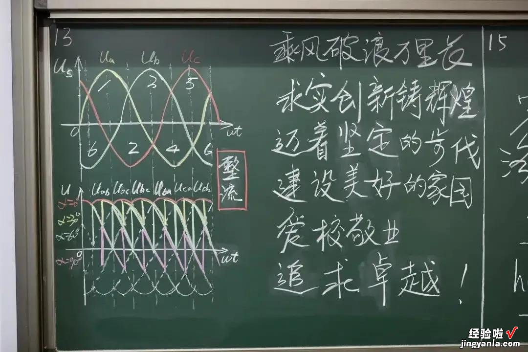 华北电力大学举办教师板书比赛，看大学老师的粉笔字水平如何