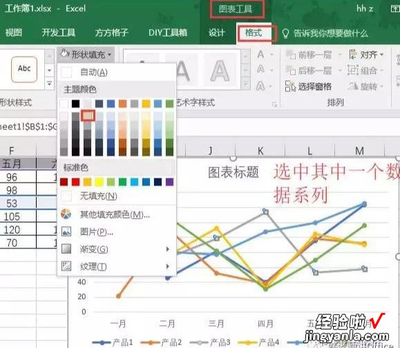 Excel | 制作突出显示所选系列的动态图表