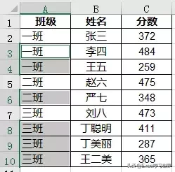 如何快速合并 Excel 海量单元格？每个合并区域的行数不规律