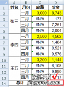 Excel – 对B列选择性求和，条件是对应的A列单元格必须为数值