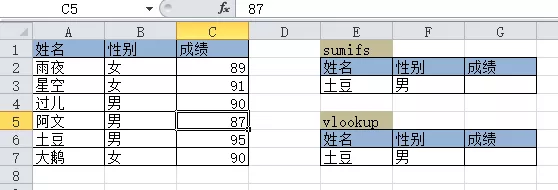 Excel教程：sumifs竟然比vlookup好用，真棒