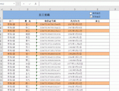 Excel | 用控件查询生日信息