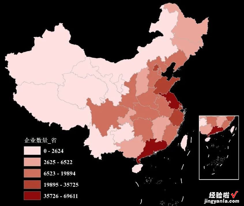 Excel/Shp 【数据分享】2023年我国省市县的高新技术企业数量