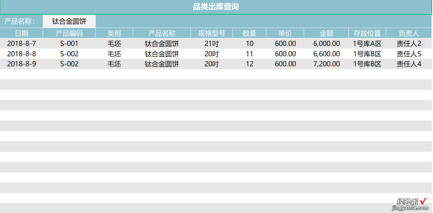 EXCEL进销存管理系统，实时掌握库存、快速跟踪查询