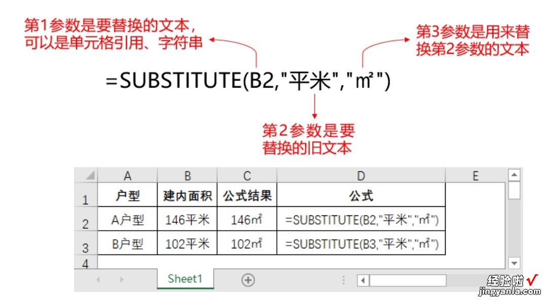 FIND、SEARCH、SUBSTITUTE和REPLACE 使用文本函数查找和替换