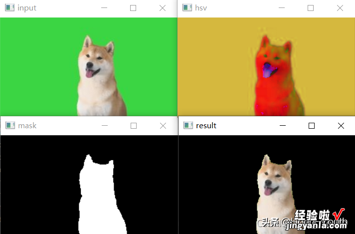 OpenCV-Python实现绿幕图像抠图