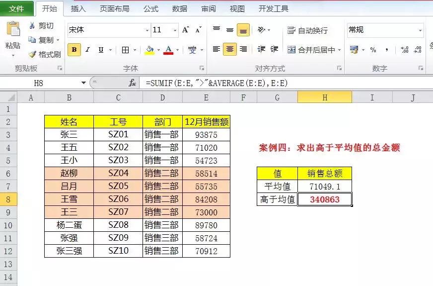 学会Sumif全部7个操作，让你的数据求和变得更高效