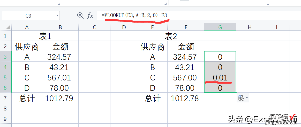 吐血！对账差了0.01，搞S找不出，函数来帮你！