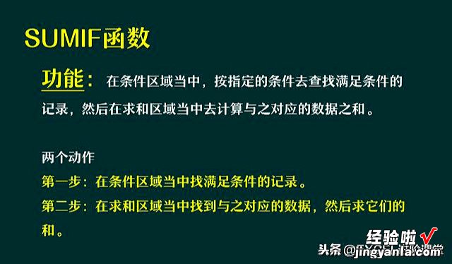 求和很简单，条件求和是什么鬼？SUMIF、SUMIFS助您事半功倍