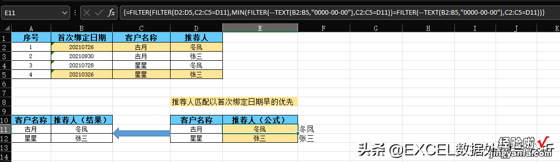 新函数LET的使用方法简介