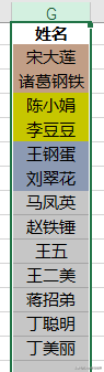 Excel 另类排序，按单元格填充色顺序排序