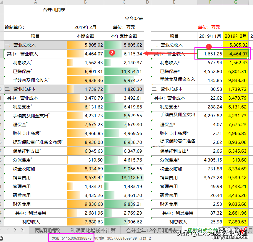 老板让我合并上半年的公司利润表，再也不用担心年终总结了