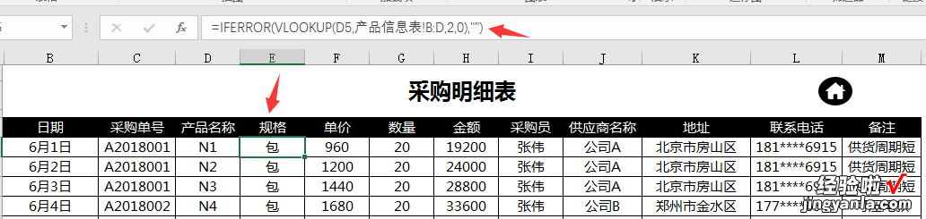 Excel进销存套表，自动库存显示，上下限变色提示，轻松快捷