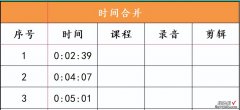 如何用EXCEL制作时长计算表？