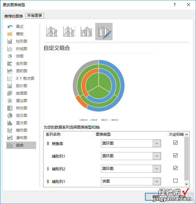 办公小技巧：仿旋钮圆环图表巧制作