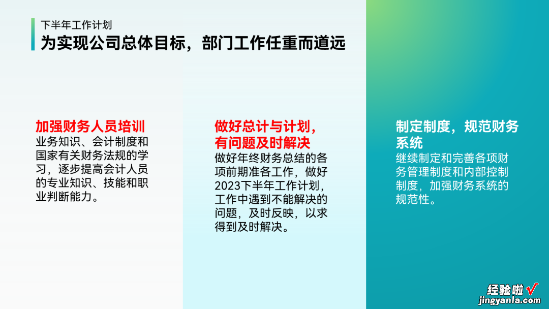 年中汇报PPT只会堆字就太丑了！加几个图标，高级感就来了！