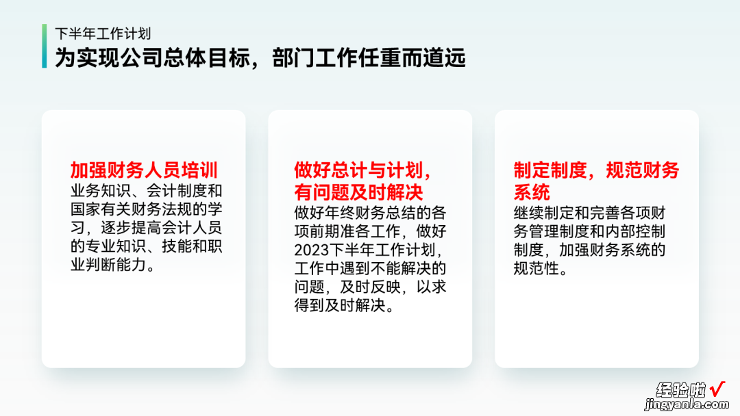 年中汇报PPT只会堆字就太丑了！加几个图标，高级感就来了！