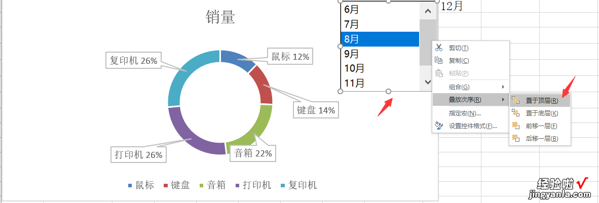 Excel超便利动态图表，理解函数轻松设置，列表框选择更舒心