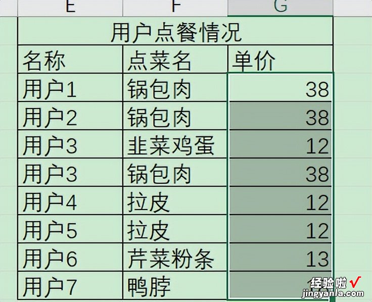 「Excel技巧12」VLOOKUP函数应用：在菜单中匹配用户点餐的价格