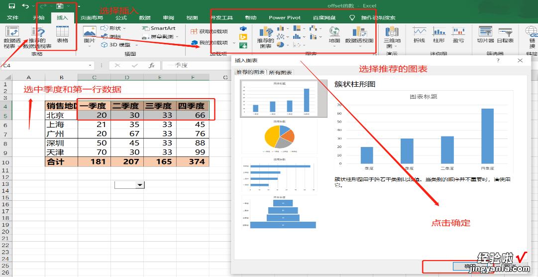 刘会计经验分享：如何使用offset函数制作交互式图表，建议收藏