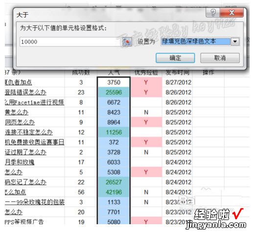 Excel表格中条件格式怎样使用 Excel怎么使用格式刷