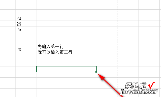 excel表格如何进行换行 excel表格怎么换行