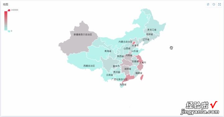 区域图、气泡图 原来做数据地图，好简单