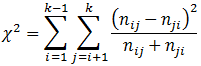 卡方检验计算公式