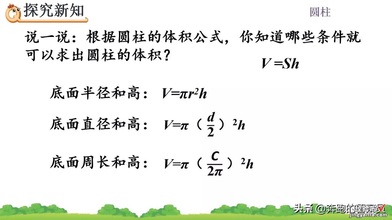 六年级数学第3单元圆柱的体积计算专题讲解+例题解析，给孩子看看