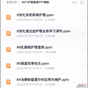 八十八套查房PPT，大家还在网上找资料，老师已经帮你准备好了