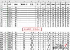 Excel | 总分前30名的同学各科平均成绩如何统计