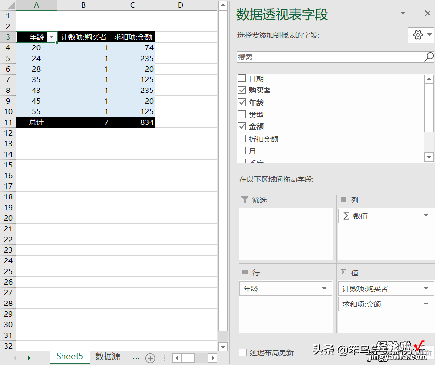 20个常用的数据透视表技巧，全在这里了