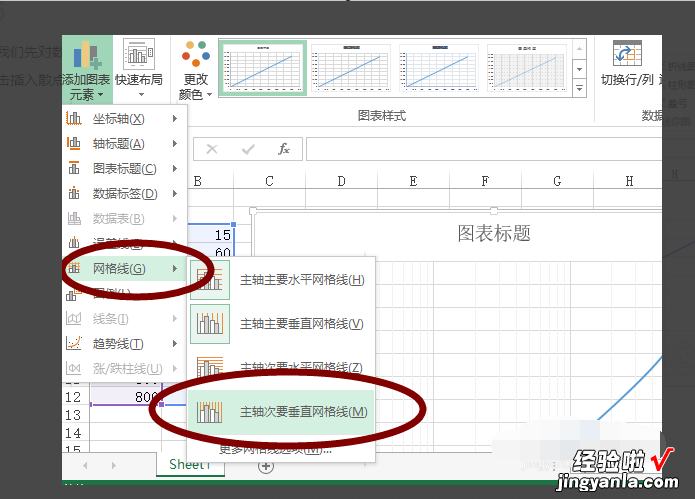 excel如何添加坐标轴 excel怎样给坐标轴添加标题