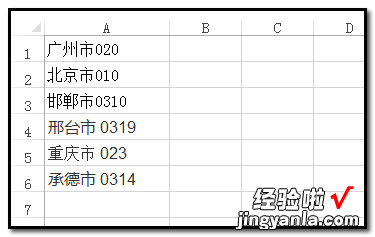 excel中如何将一列数据分成左右两部分 excel怎么将单元格分成两部分