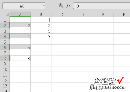 excel如何一列的奇偶行分成两列 excel表格里一列数据怎么弄成2列