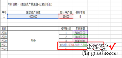 如何利用excel计算折旧值 excel如何计算固定资产折旧