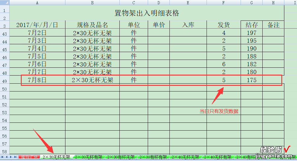 如何把每日明细数据累计后按分类保存