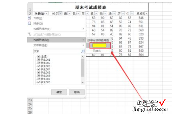 excel筛选颜色怎么用 Excel如何用颜色来排序