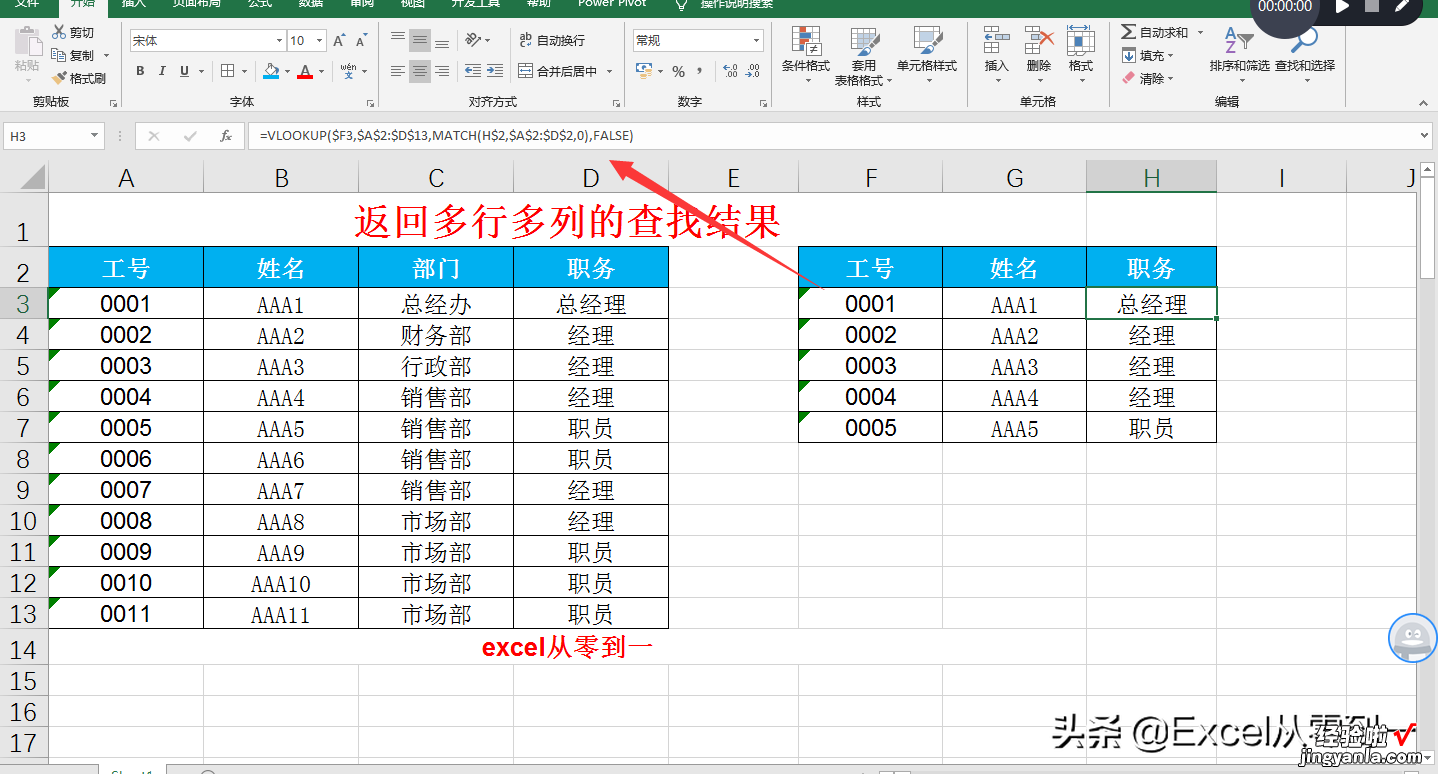 8种vlookup函数的固定组合，可以直接套用，学会后同事都说你厉害