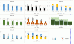 柱形图的几种创意设计——实际与目标差异可视化