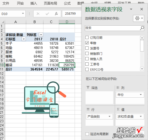 数据透视表多维度计算技巧：值显示方式和添加计算字段！