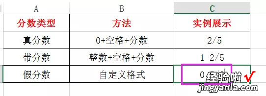 excel怎么直接输入分数 Excel表格中怎样输入分数