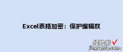 word表格内容怎么加密 Excel表格加密