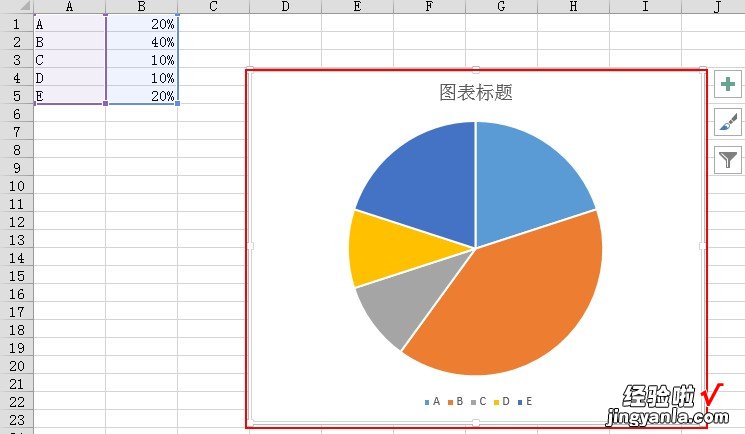 如何把excel中饼图放大 如何能让这些饼图一样大